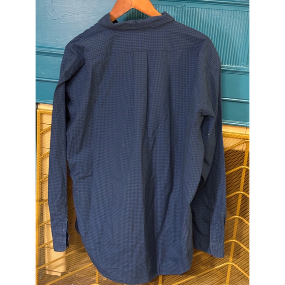 Men's Ralph Lauren Button-Down Shirt XL Blue Green Checkered - Picture 2 of 4